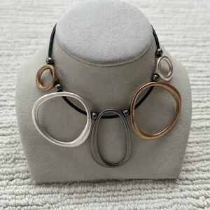 Stylish Multi-Tone Necklace
